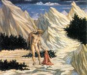 DOMENICO VENEZIANO St John in the Wilderness (predella 2) cfd Spain oil painting reproduction